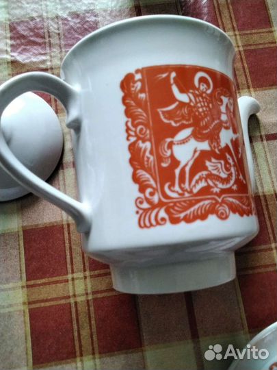 Сервиз чайный Новый Дулево винтаж 1993 г