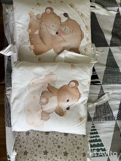 Бортики в детскую кроватку