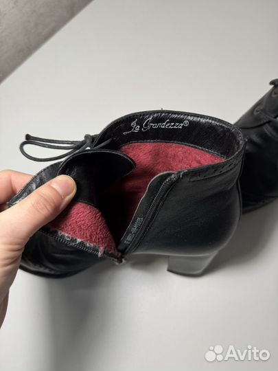 Ботильоны натуральная кожа