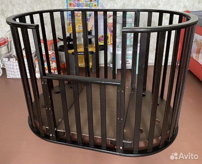 Детская овальная кроватка