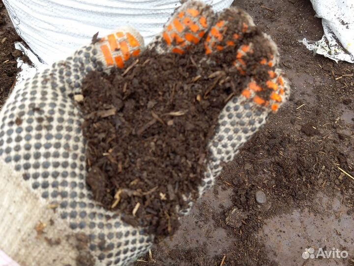 Перегной в мешках