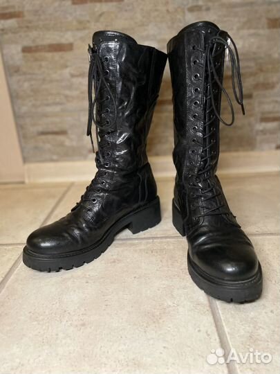 Полусапожки зимние Tendance натуральная кожа