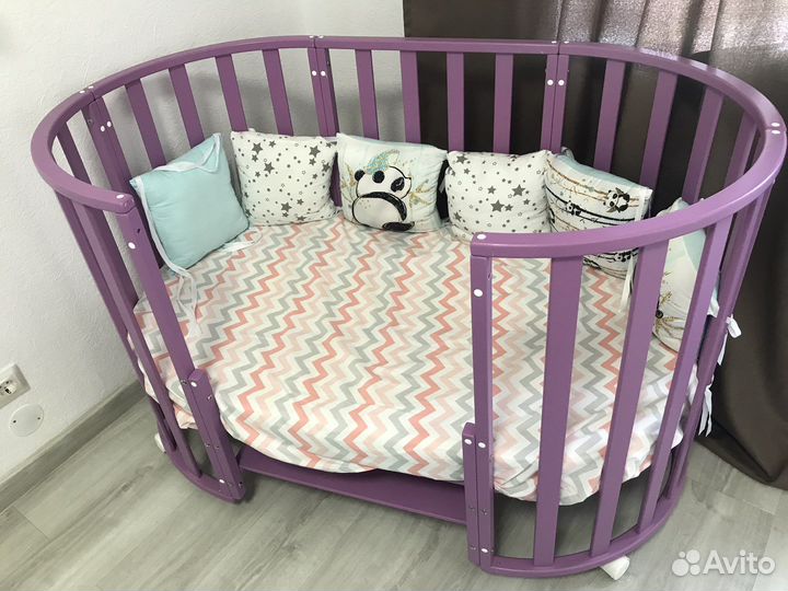 Детская кроватка трансформер 9 в 1