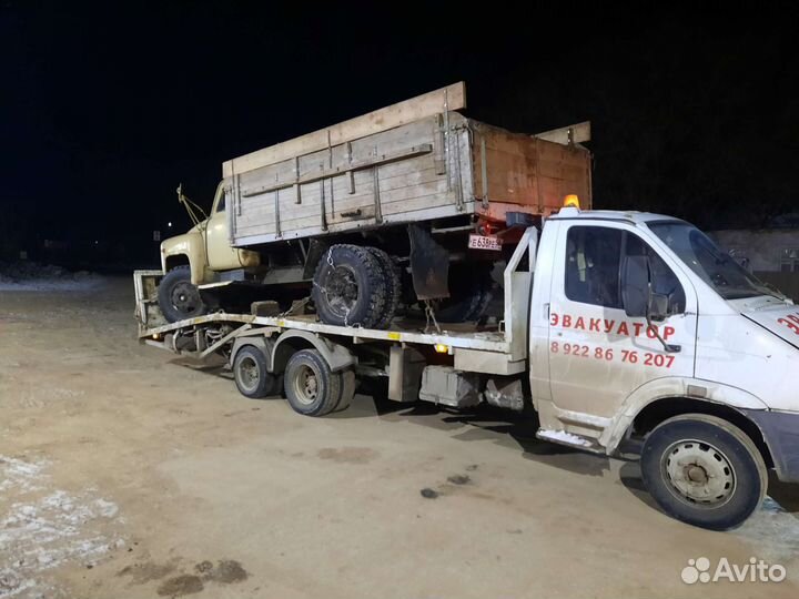 Эвакуатор платформа (мини трал) 6.5 метров и 6тонн