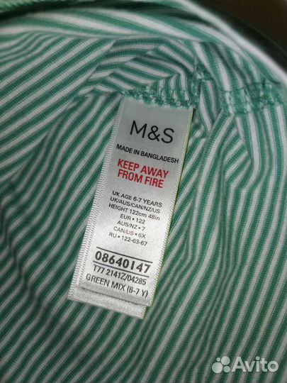Футболки Marks&Spencer, Benetton, р. 6-7 лет