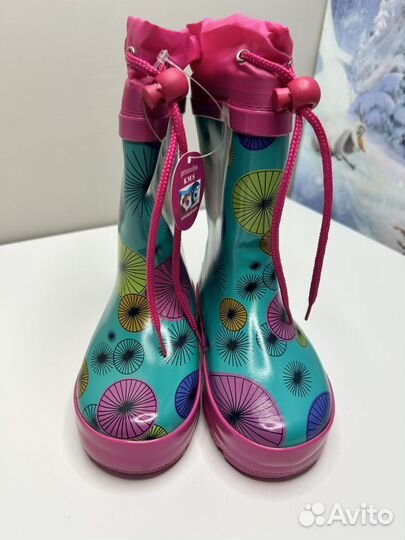 Новые резиновые сапоги, 23-27 размеры
