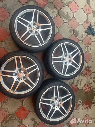 Диски на mercedes r18 amg разноширокие