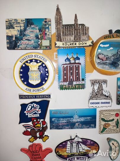 Магниты на холодильник из разных стран