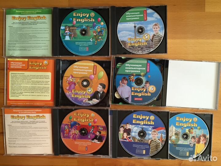Enjoy English(обучающие диски) 9,10,11 кл-Биболето
