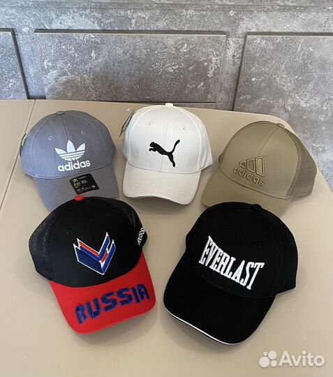 Бейсболки кепки Adidas Puma Russia Everlast