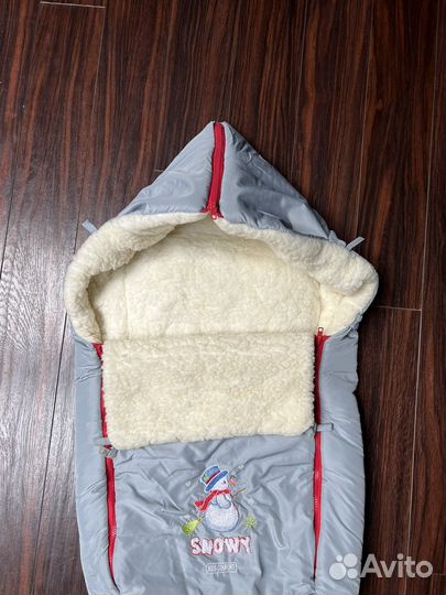 Конверт зимний на овчине