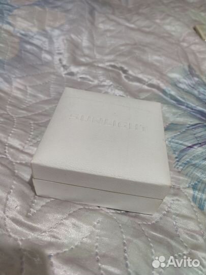 Серебряный браслет с фианитами и сапфирами