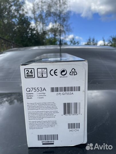 Картридж hp 53А оригинал