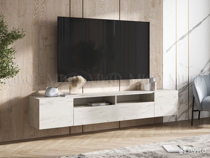 Навесная тумба тв