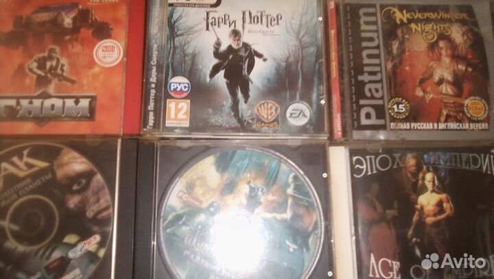 Диски для пк игры (90-2003г) рабочие с подставками