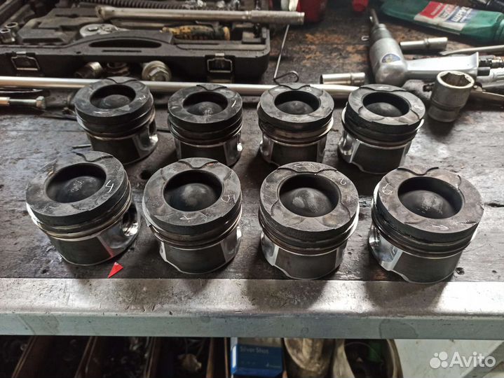 Поршни toyota land cruiser 200 v8 diesel