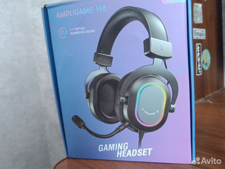 Игровые наушники fifine h6