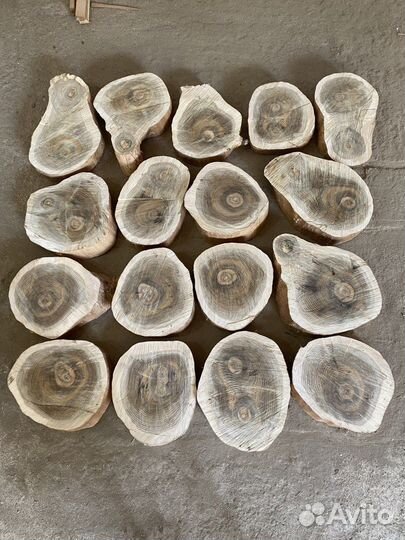 Слэбы и спилы дуба