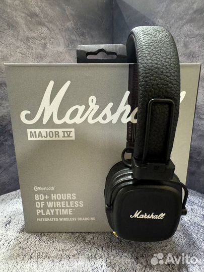 Беспроводные наушники marshall major iv black