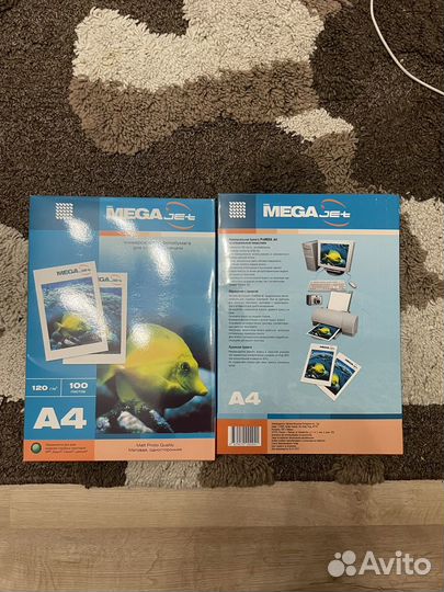 Фотобумага mega jet