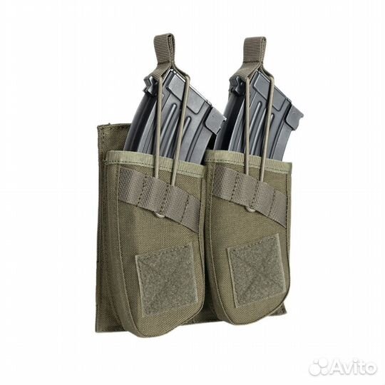 Подсумок под два магазина ак олива