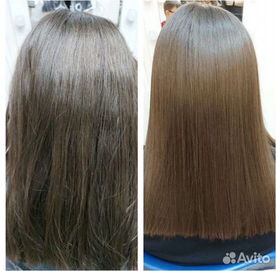 Кератиновое выпрямление