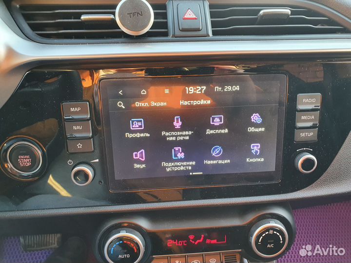 Штатное головное устройство Kia Rio 4