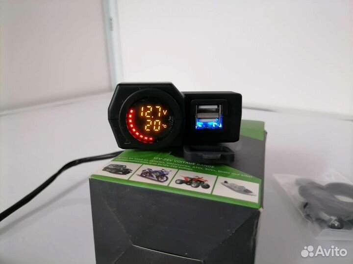 Usb зарядка для мотоцикла 12V В Наличии