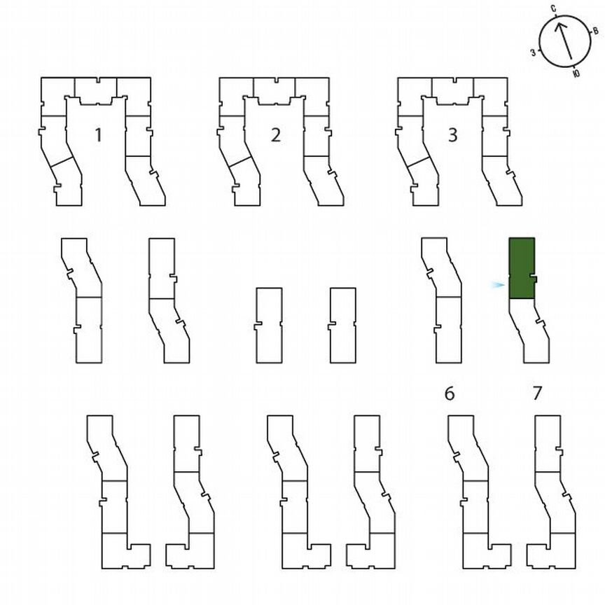 Квартира-студия, 24,8 м², 1/3 эт.