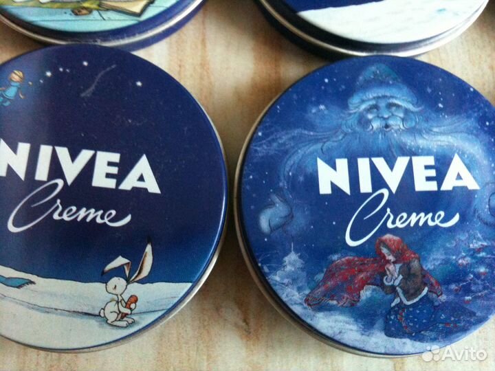 Коллекционные баночки нивея, 10 шт