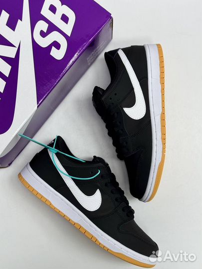 Кроссовки Nike dunk чёрные 4