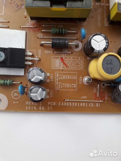 Блок питания от LG 32LB561U - EAX65391401 (3.0)