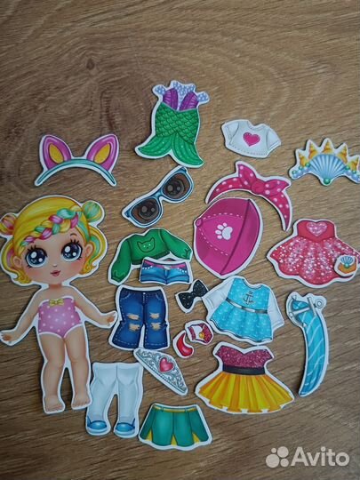 Куклы с одеждой на магнитах