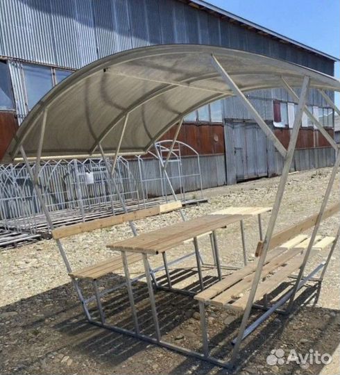 Беседки из поликарбоната