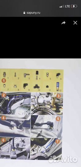 Комплект для вывода сапунов Нива,Chevrolet Niva