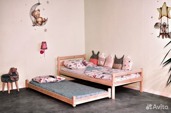 Детская односпальная кровать из массива 190*80