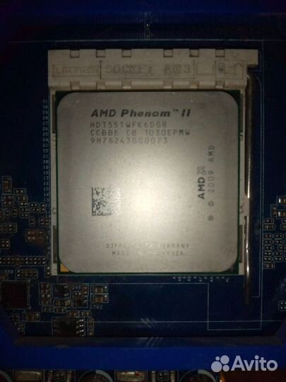 Материнская плата с процессором AMD