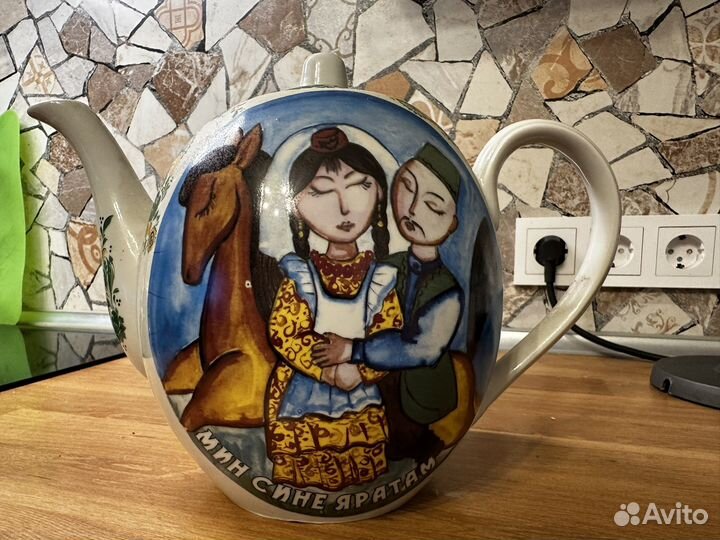 Чайник заварочный глиняный