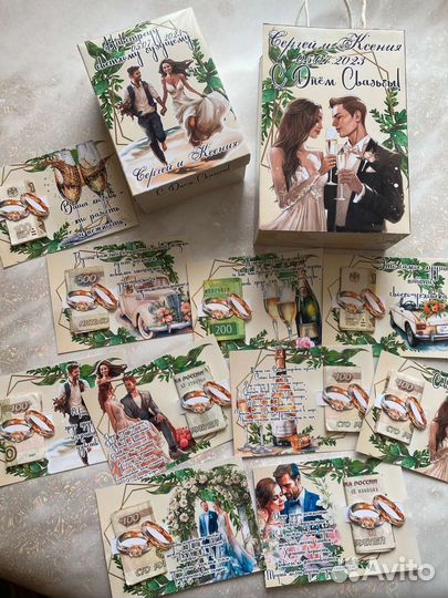 Карточки для денег на свадьбу Подарок на свадьбу