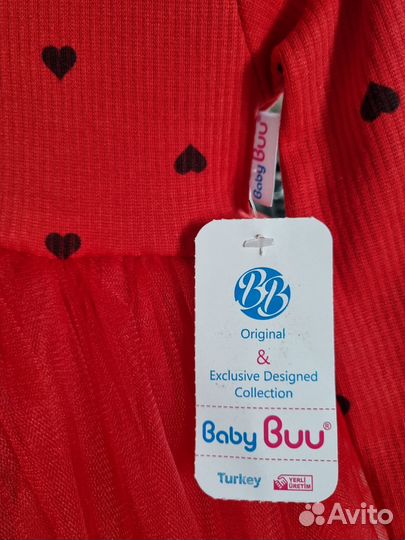Нарядное платье для девочки 62-68