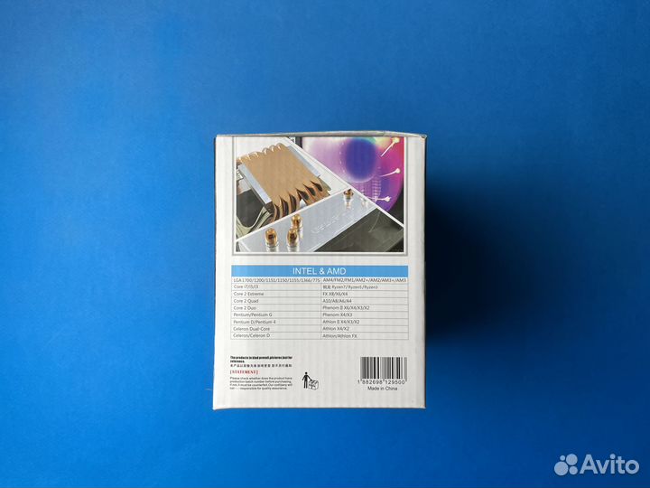 Кулер Башенный Snowman MX6 трубок RGB Универсал