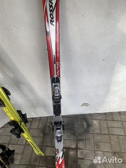 Лыжи горные rossignol и ботинки head