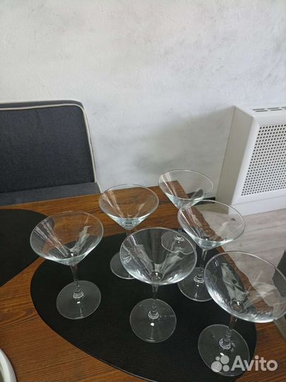 Бокалы для мартини,пива,стаканы,креманки