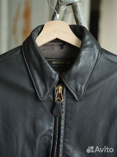 A2 Leather Pilot Jacket - S made in U.S.A