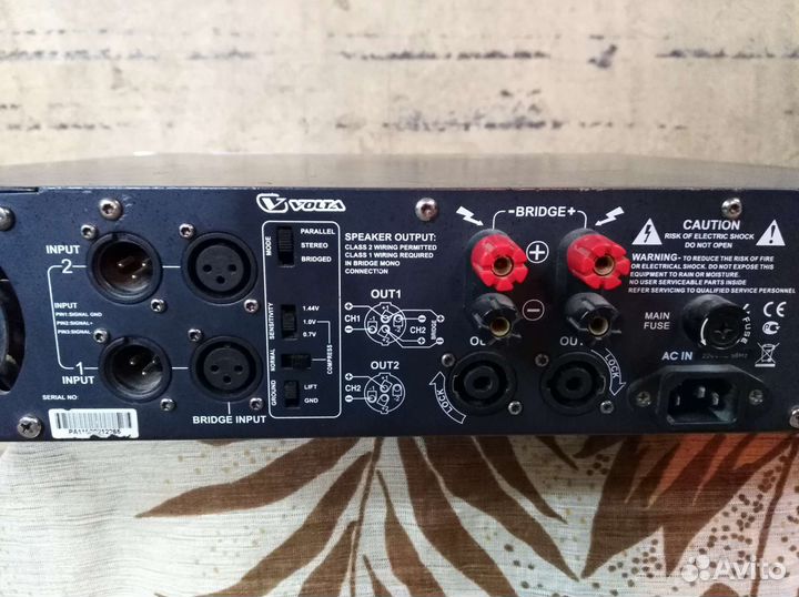 Усилитель мощности звука volta PA-1100
