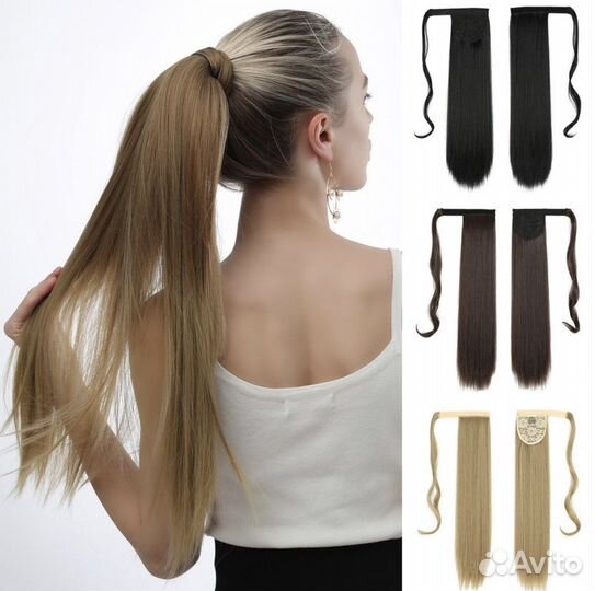 Волосы на заколках Новые