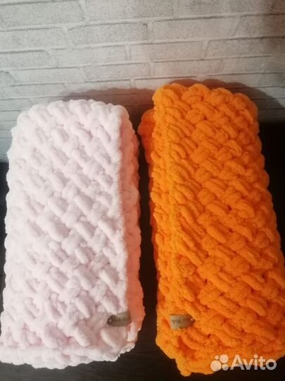 Плюшевый плед 80*80