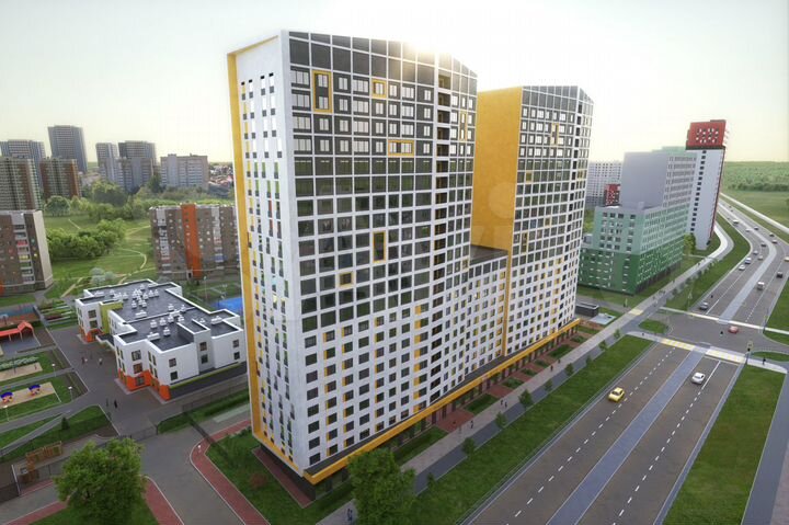 2-к. квартира, 47,7 м², 16/23 эт.