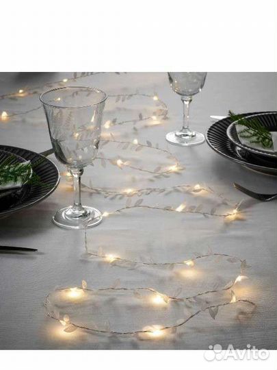 Гирлянда строла Икеа IKEA лист