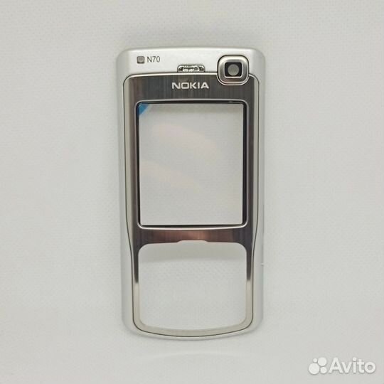 Корпус nokia N70 чёрный-серебро